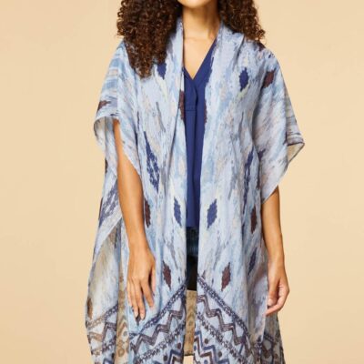 Accessories VERSONA  | Chasing Waterfalls Kimono Denim