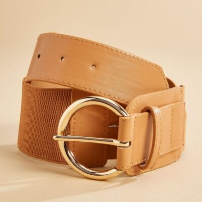 Accessories VERSONA  | Wavy Lady Belt Cognac