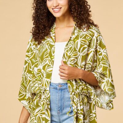 Accessories VERSONA  | Tiki Room Kimono Avocado