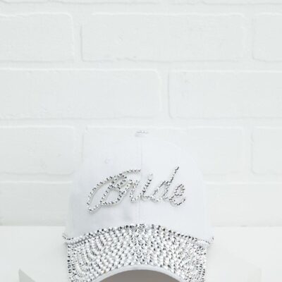 Accessories VERSONA  | Blingy Bride Hat White