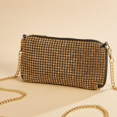 Accessories VERSONA  | Bling Crossbody Gold