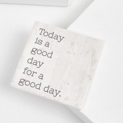 Accessories VERSONA  | Today Is A Good Day Coaster Natural