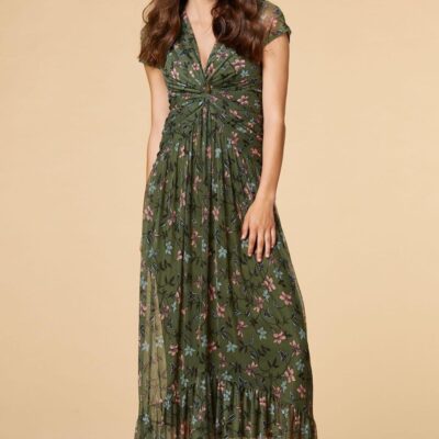 Apparel VERSONA  | Secret Garden Maxi Dress Green_Multi