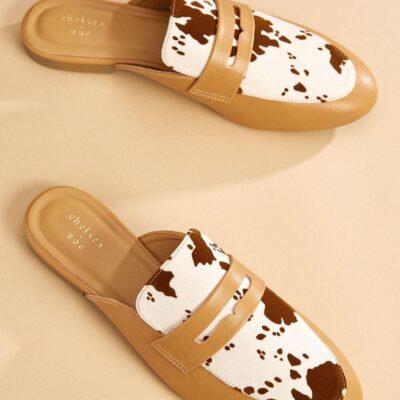 Shoes VERSONA  | Make A Moove Mules Cow_Print