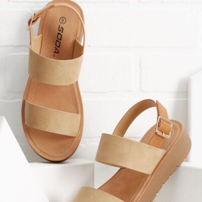 Shoes VERSONA  | Summer Tan Sandals Tannin