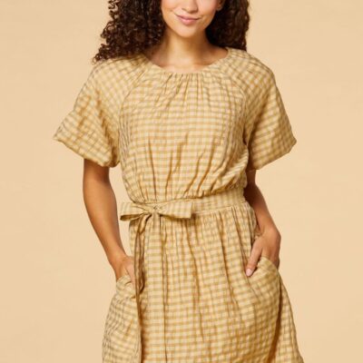 Apparel VERSONA  | Packing For A Picnic Dress Yellow