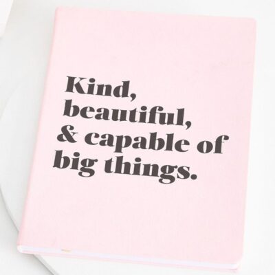 Accessories VERSONA  | Kind And Beautiful Journal Pink