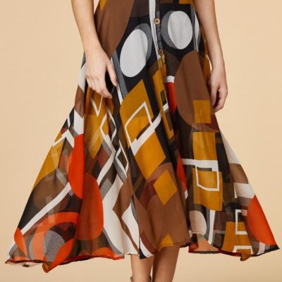 Apparel VERSONA  | Abstract Idea Skirt Multi