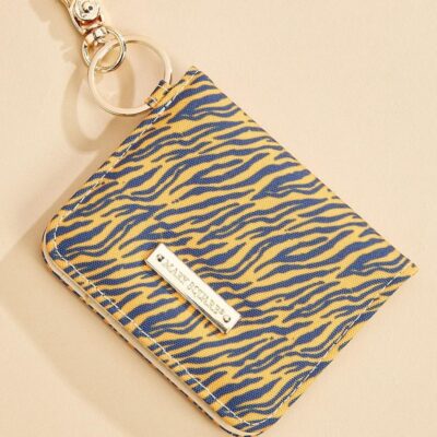 Accessories VERSONA  | Tiger Print Id Wallet Surf_The_Web_Blue