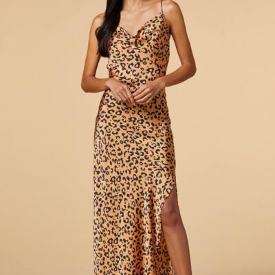 Apparel VERSONA  | Wild Thing Slip Dress Leopard_Pattern