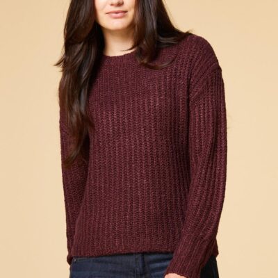 Apparel VERSONA  | Maroon Me Sweater Femme_Fatale