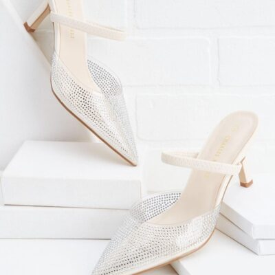 Shoes VERSONA  | Lavish Lifestyles Heels Crystal_Clear