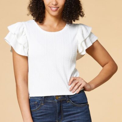 Apparel VERSONA  | What A Feel Top White