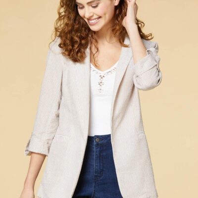 Apparel VERSONA  | Casual Friday Blazer White_Multi