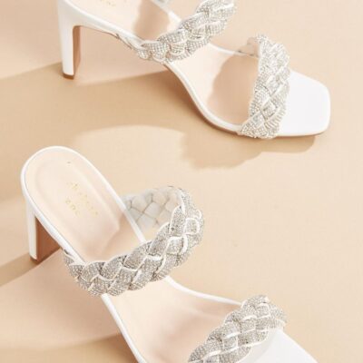 Shoes VERSONA  | A Fine Twist Heels Crystal_Clear