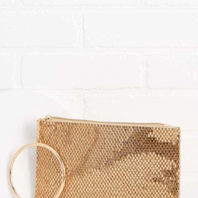 Accessories VERSONA  | Into The Night Clutch Gold