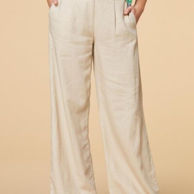 Apparel VERSONA  | Sandy Strolls Trouser Pants Long Feather_Gray