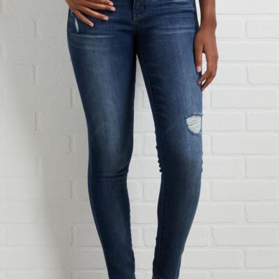 Apparel VERSONA  | Something Subtle Distressed Jeans Medium_Wash_Denim