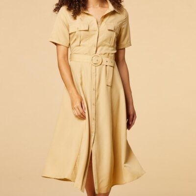 Apparel VERSONA  | Searching The Savanna Dress Khaki