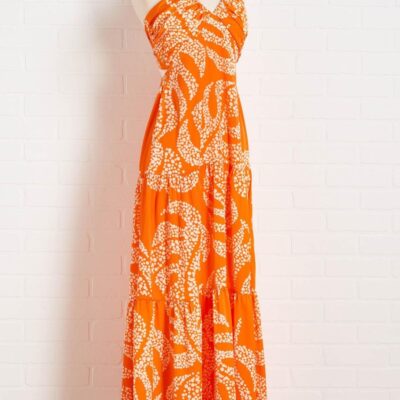 Apparel VERSONA  | Spotted In The Keys Dress Orange_Multi