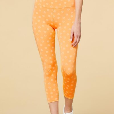 Apparel VERSONA  | Sweating Petals Leggings Orange_Multi