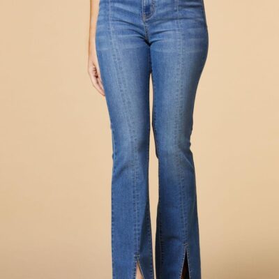 Apparel VERSONA  | Stop And Flare Jeans Medium_Wash_Denim