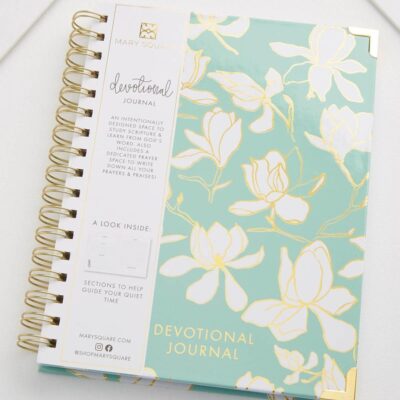 Accessories VERSONA  | Floral Devotional Journal Turquoise