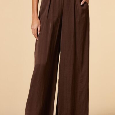 Apparel VERSONA  | The Pleat Life Pants Chicory_Coffee