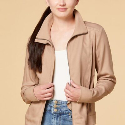 Apparel VERSONA  | Zip It Jacket Ginger_Snap