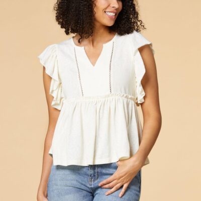 Apparel VERSONA  | Modern Renaissance Top Ivory