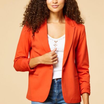 Apparel VERSONA  | Stopping Traffic Blazer Burnt_Ochre