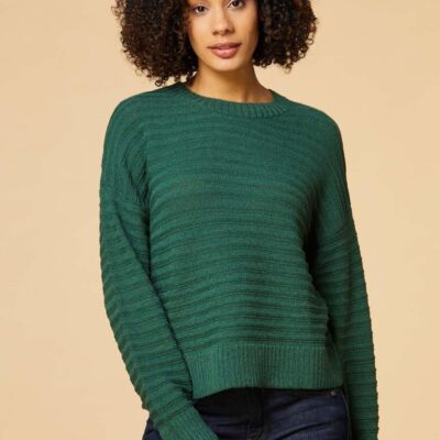 Apparel VERSONA  | Green Light Sweater Dark_Green