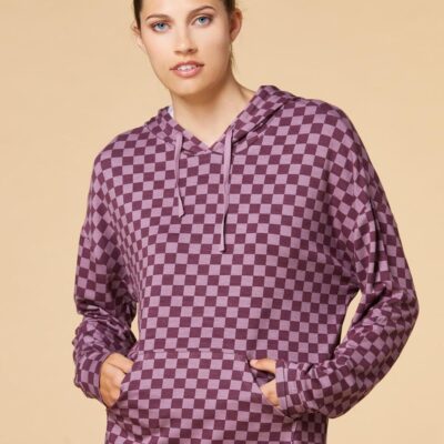 Apparel VERSONA  | Check The Weather Tunic Purple_Multi